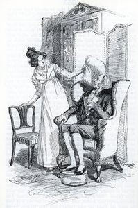 "Emma a pan Knightley" (ilustrace) od Hugh Thomson