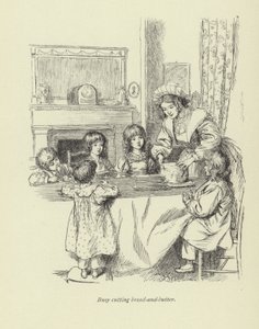 Ilustrace pro Amose Bartona od George Eliota od Hugh Thomson