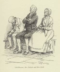 Ilustrace pro Amose Bartona od George Eliota od Hugh Thomson