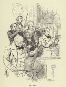 Ilustrace pro Amose Bartona od George Eliota od Hugh Thomson