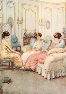 Ilustrace pro J M Barrie Obdivuhodný Crichton od Hugh Thomson
