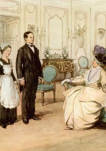 Ilustrace pro J M Barrie Obdivuhodný Crichton od Hugh Thomson