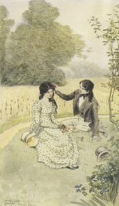 Ilustrace pro Janets Repentance od George Eliota od Hugh Thomson