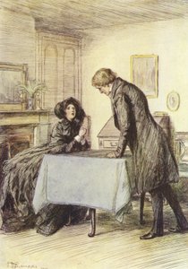 Ilustrace pro Janets Repentance od George Eliota od Hugh Thomson