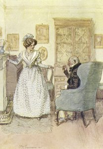 Ilustrace pro Janets Repentance od George Eliota od Hugh Thomson