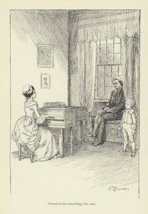 Ilustrace pro pana Gilfilse Love Story od George Eliota od Hugh Thomson