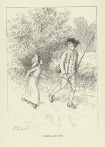 Ilustrace pro pana Gilfilse Love Story od George Eliota od Hugh Thomson