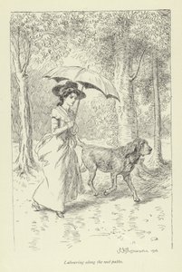 Ilustrace k filmu Příběh lásky pana Gilfila od George Eliotové od Hugh Thomson