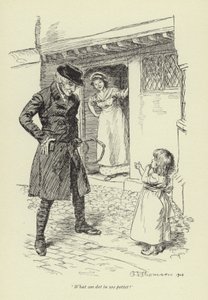Ilustrace k filmu Příběh lásky pana Gilfila od George Eliotové od Hugh Thomson