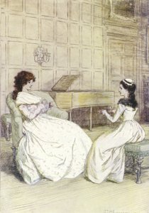 Ilustrace pro pana Gilfilse Love Story od George Eliota od Hugh Thomson