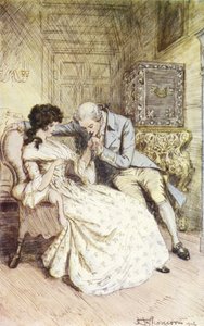 Ilustrace pro pana Gilfilse Love Story od George Eliota od Hugh Thomson
