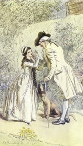 Ilustrace pro pana Gilfilse Love Story od George Eliota od Hugh Thomson