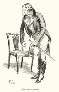Ilustrace k přesvědčování od Jane Austenové (litho) od Hugh Thomson