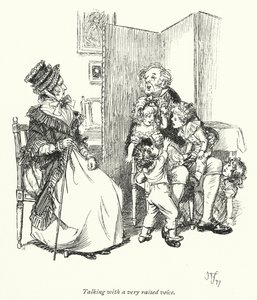 Ilustrace k přesvědčování od Jane Austenové (litho) od Hugh Thomson
