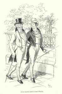 Ilustrace k přesvědčování od Jane Austenové (litho) od Hugh Thomson