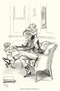 Ilustrace k přesvědčování od Jane Austenové (litho) od Hugh Thomson