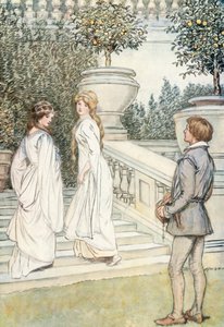 Ilustrace pro Shakespeara, jak se vám líbí od Hugh Thomson