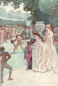 Ilustrace pro Shakespeara, jak se vám líbí od Hugh Thomson