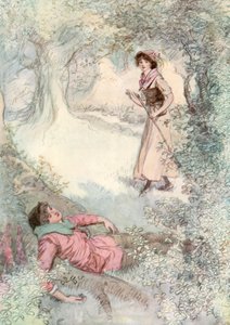 Ilustrace pro Shakespeara, jak se vám líbí od Hugh Thomson