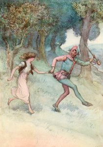 Ilustrace pro Shakespeara, jak se vám líbí od Hugh Thomson