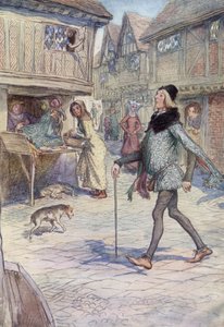 Ilustrace pro Veselé paničky z Windsoru od Hugh Thomson