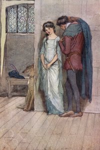 Ilustrace pro Veselé paničky z Windsoru od Hugh Thomson