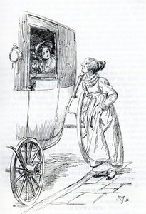 "Slečna Batesová a Emma" (ilustrace) od Hugh Thomson