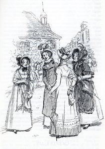 "Paní. Cole, paní Perryová a paní Eltonová“ - (ilustrace) od Hugh Thomson