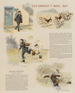 Red Herrings od Parcel Post (chromolitho) od Hugh Thomson