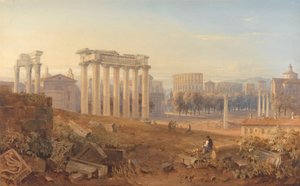 Pohled na fórum v Římě od Hugh William Grecian Williams