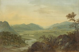 Carne River z hradu Loudoun, Ayrshire, 1804