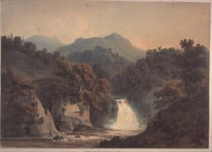 Pohled na Bran, poblíž Dunkeld od Hugh William Williams