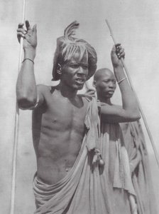 Afrika: Šillukové (čb foto) od Hugo Adolf Bernatzik