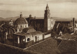 Mexiko: Cuernavaca (čb fotografie) od Hugo Brehme