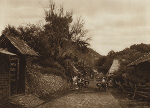 Mexiko: Okolí Uruapamu (čb fotografie) od Hugo Brehme
