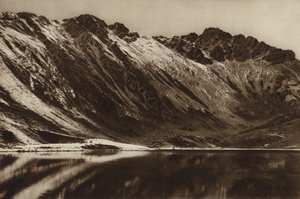 Mexiko: Nevado de Toluca, Estado Mejico (čb fotografie) od Hugo Brehme