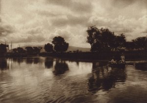 Mexiko: Ocotlan, stát Jalisco (čb fotografie) od Hugo Brehme