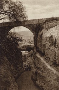 Mexiko: San Andres Chalchicomula, stát Puebla (čb fotografie) od Hugo Brehme