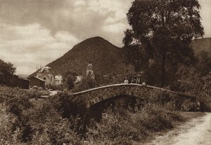 Mexiko: San Bartolito (čb fotografie) od Hugo Brehme