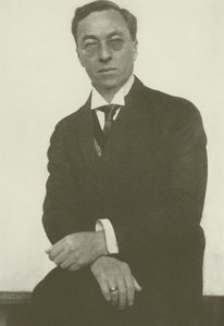 Portrét Wassily Kandinsky (černobílá fotografie)