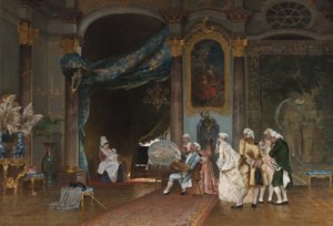 Setkání, kolem roku 1880