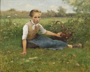 Sbírání květin, 1882
