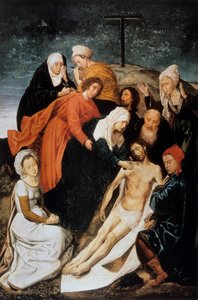 Oplakávání, c1479. od Hugo van der Goes