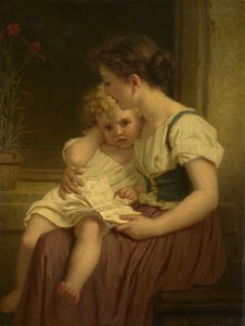 Matka a dítě, kolem roku 1864