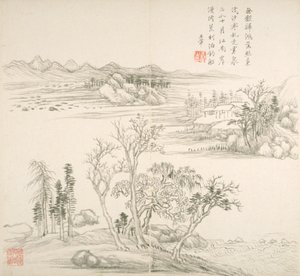 Album After Old Masters And Poems (album (10 listů), tuš na papíře)