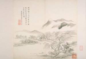 Album After Old Masters And Poems (album (10 listů), tuš na papíře)