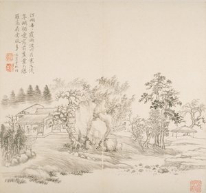 Album After Old Masters And Poems (album (10 listů), tuš na papíře)