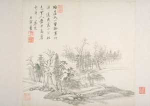 Album After Old Masters And Poems (album (10 listů), tuš na papíře)
