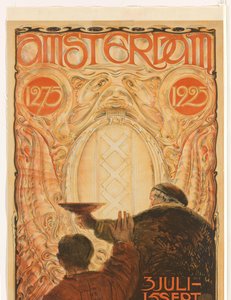 Plakát k výstavě Amsterdam 1275-1925 Amsterdam 1275 1925 (název na objektu)