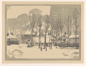 Vught ve sněhu od Huib Luns
